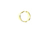 Midi Squiggle Ring in Gold Color