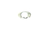 Midi Squiggle Ring in Silver Color