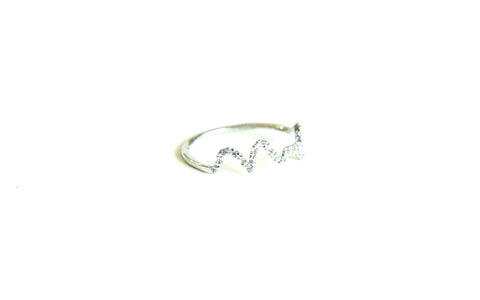 Pavé Squiggle Ring